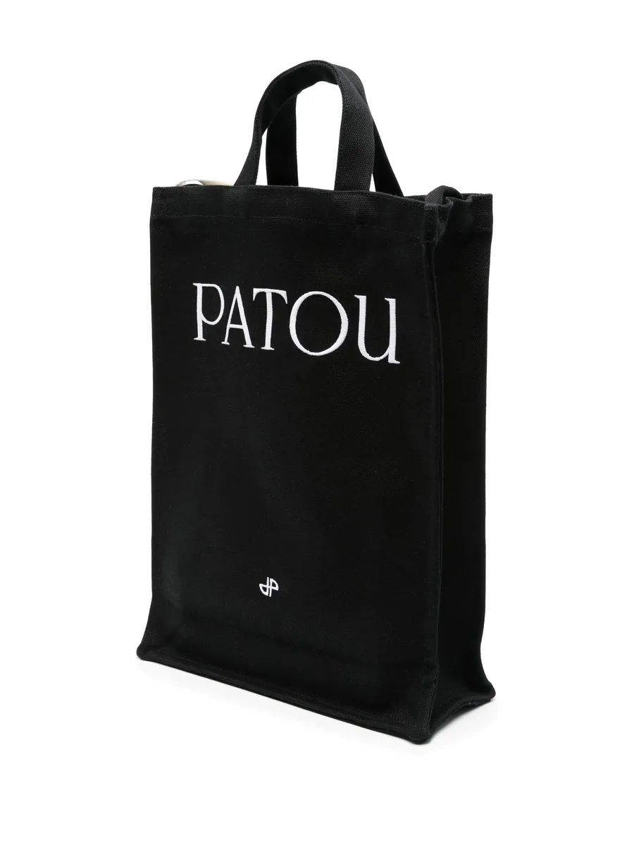 logo-embroidered tote bag 5
