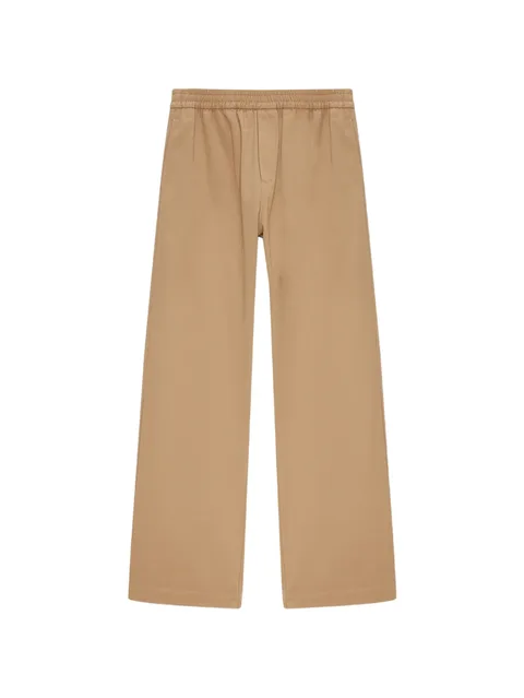 elasticated-waist trousers