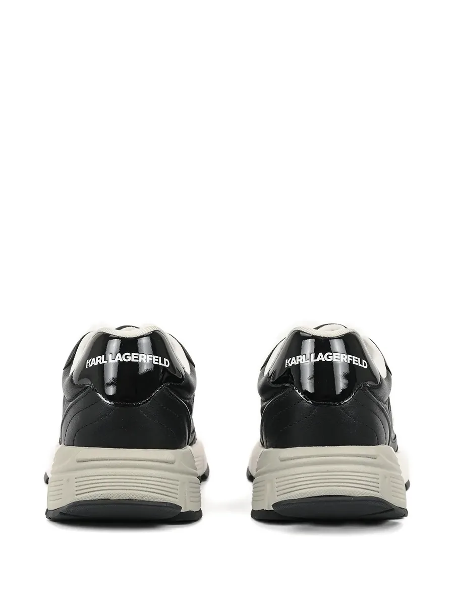 logo leather sneakers 6