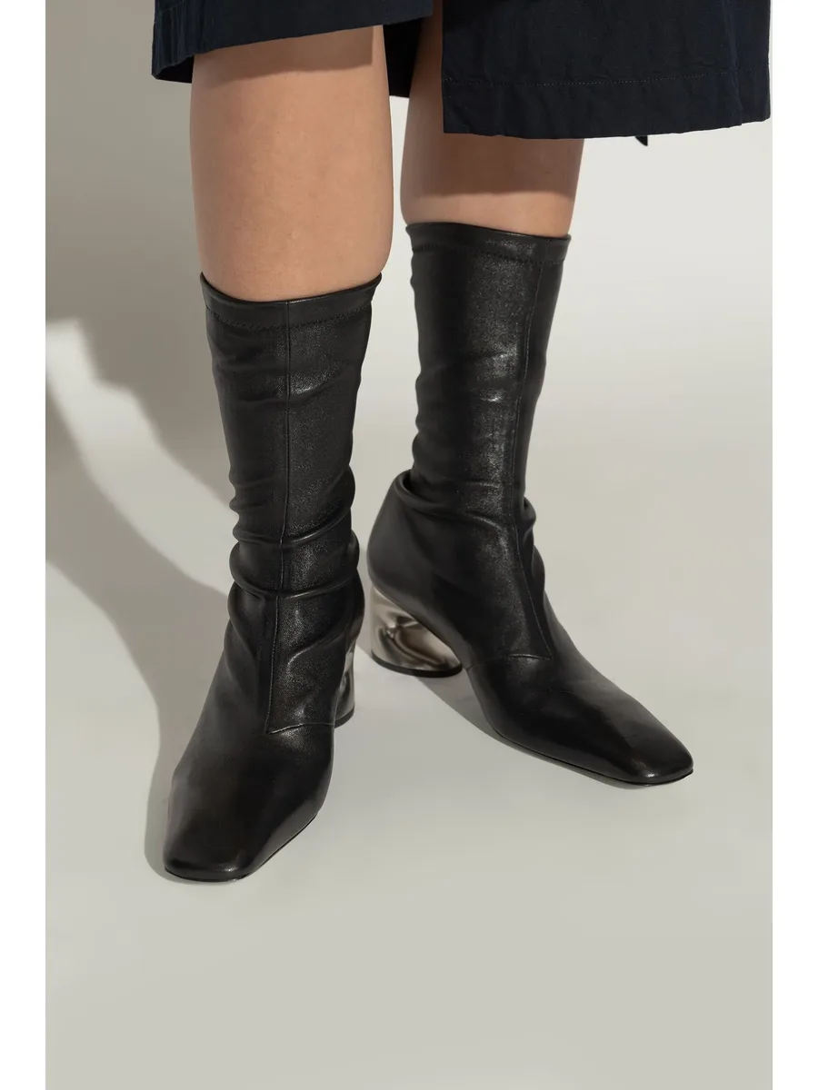 60mm contrast-heel ankle boots 3