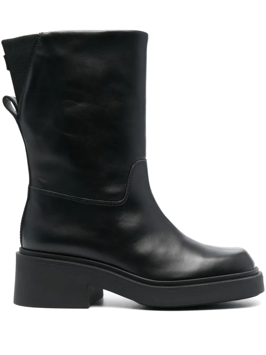 Attitude leather mid-calf boots 1