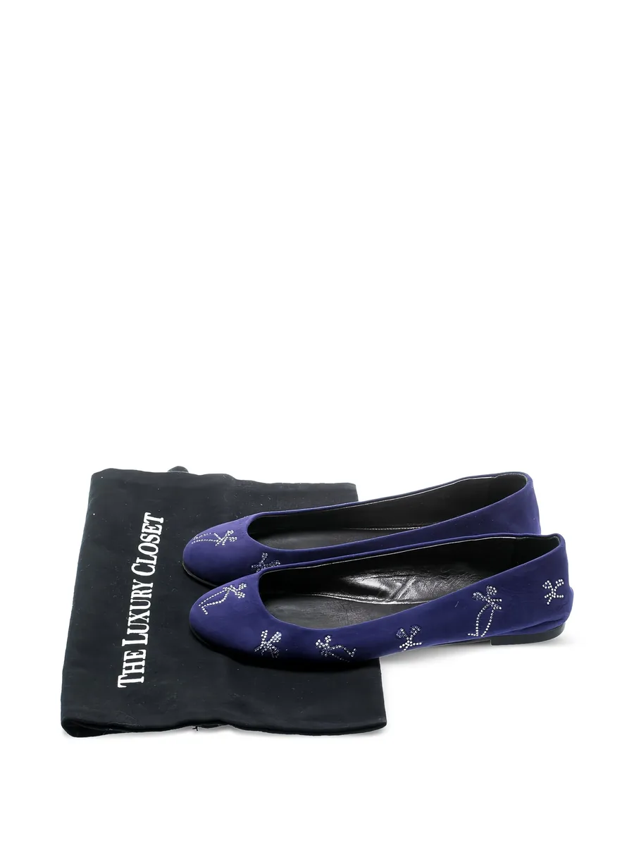 crystal-embellished ballet flats 13