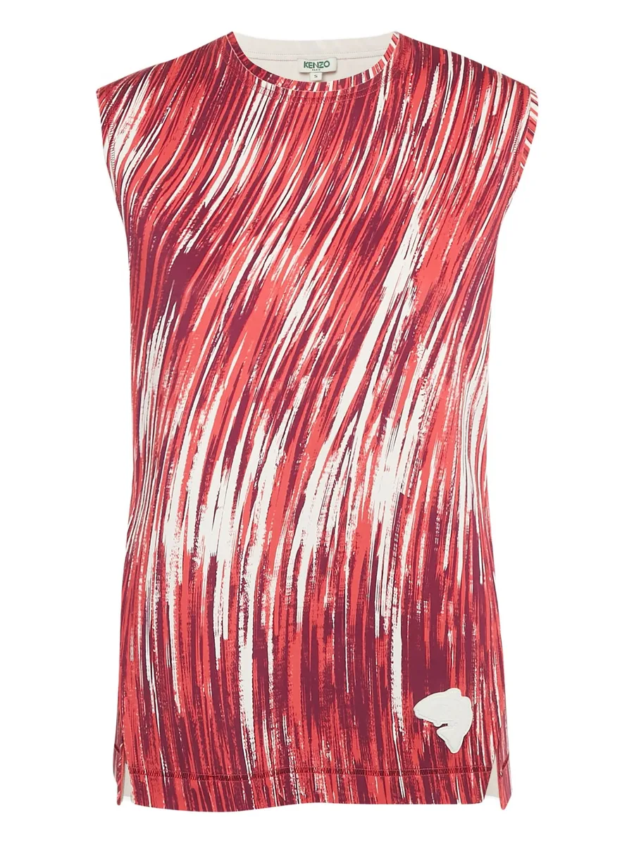 abstract-pattern print top 2