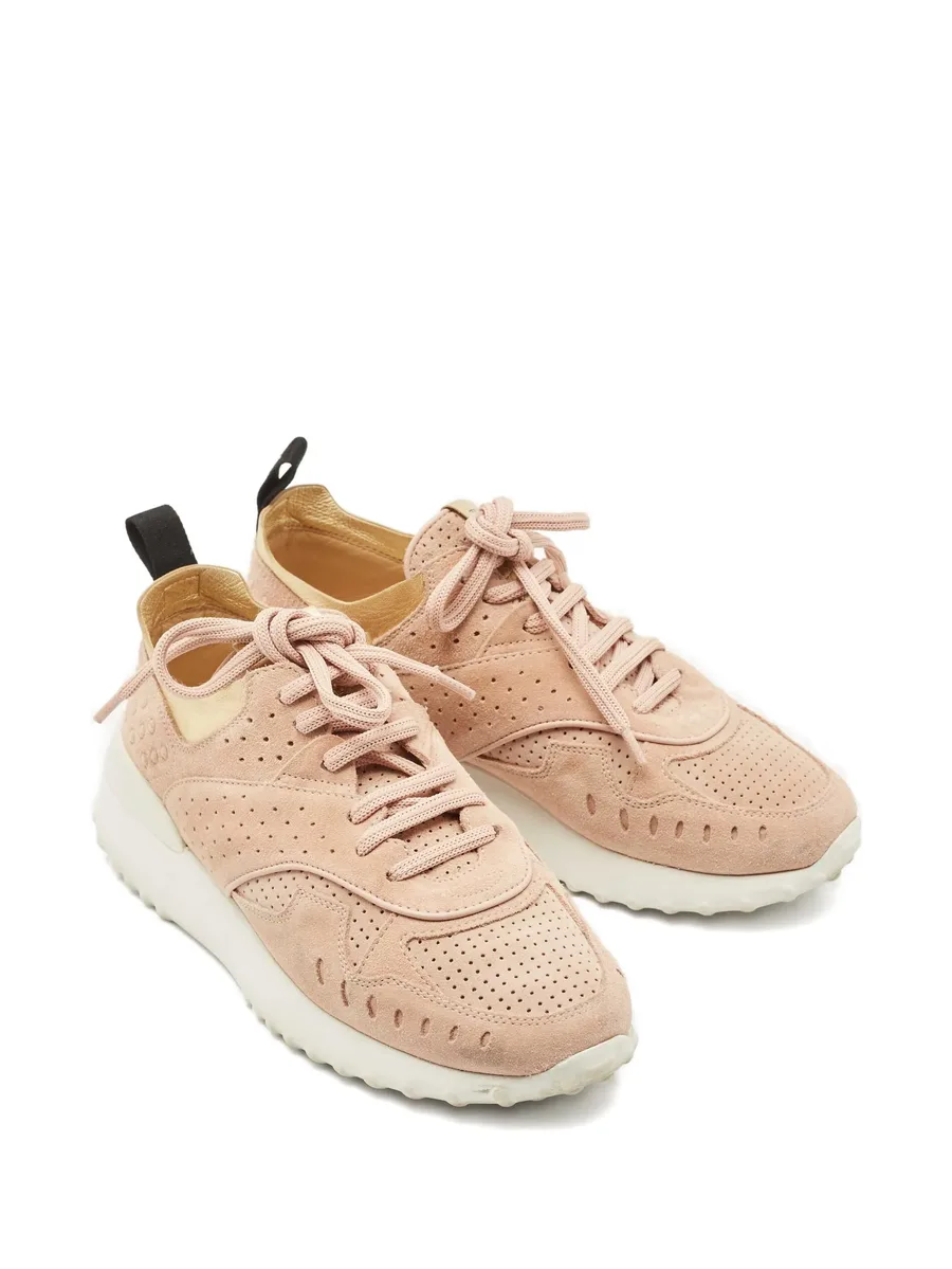 perforated-leather sneakers 3