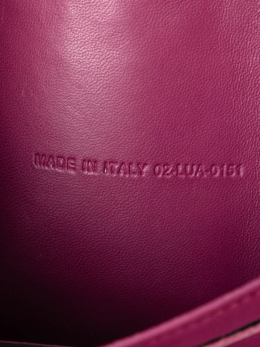 лакированная сумка через плечо Cannage Lady Dior Wallet on Chain (2011 год) 13