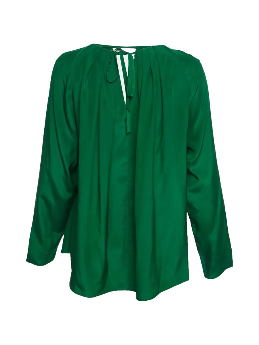 V-neck pleated top 3
