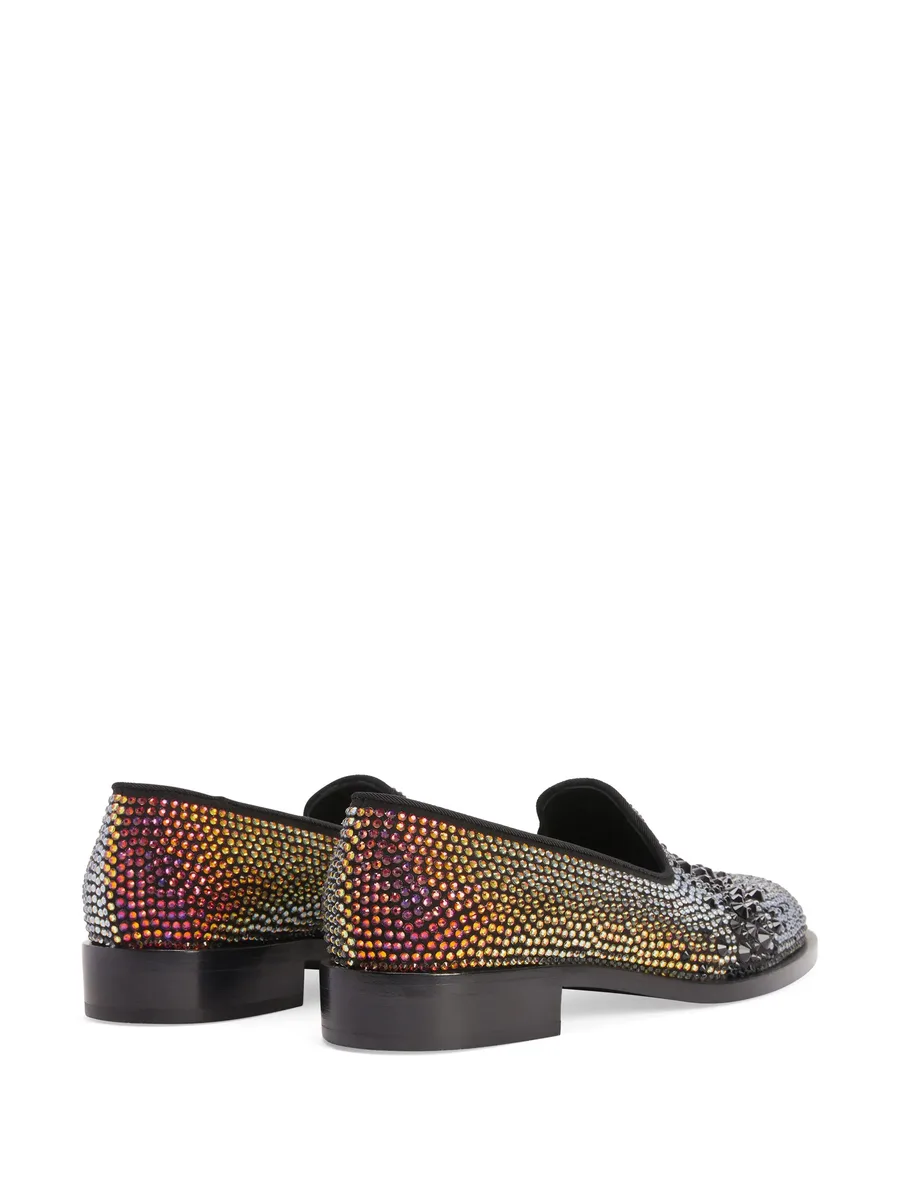 Matildha crystal-embellished loafers 6