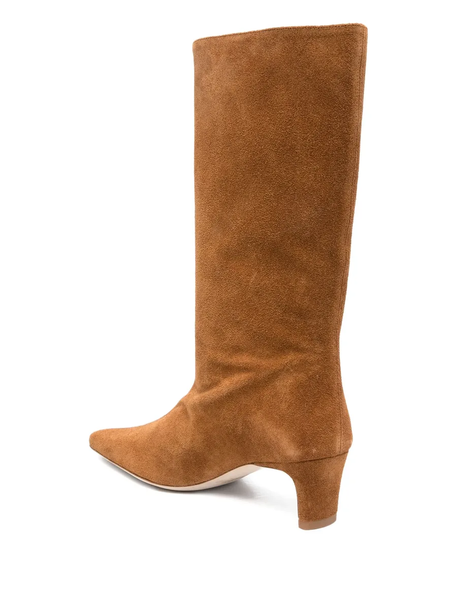60mm Wally suede leather pointed-toe boots 5