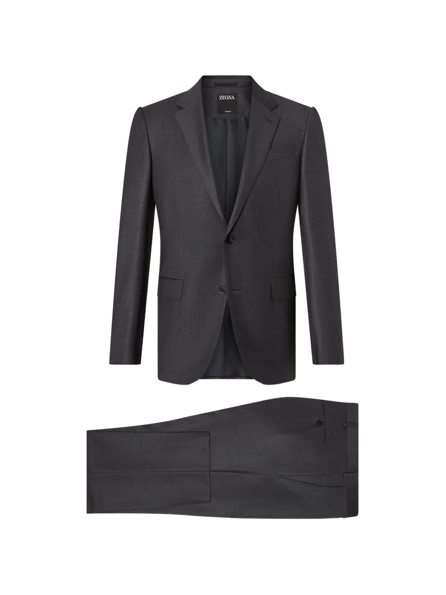 dark grey Trofeo Selection wool suit 1