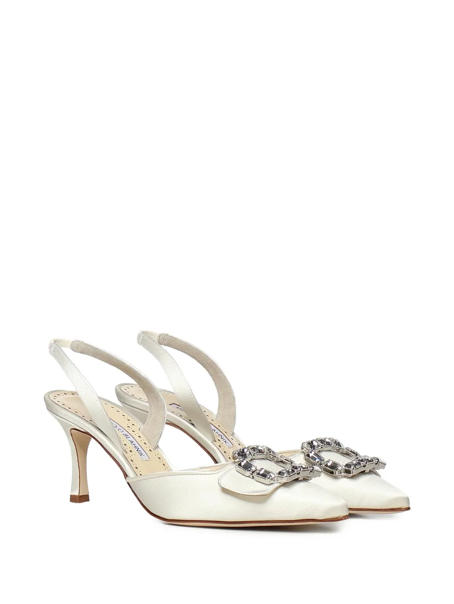 Mayjousli buckle-embellished slingback pumps 3