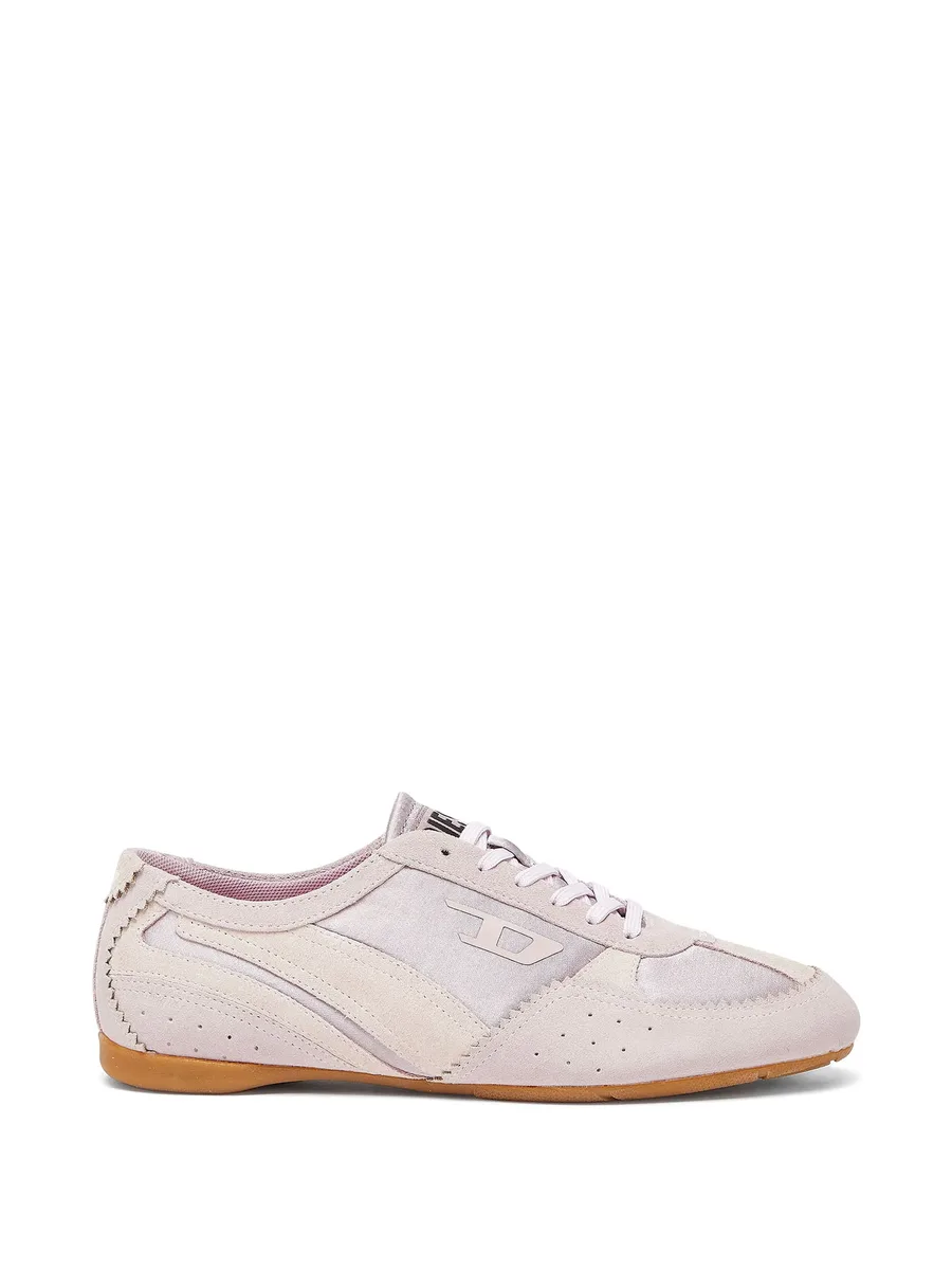 D-Mile-Flat sneakers with suede overlays 2