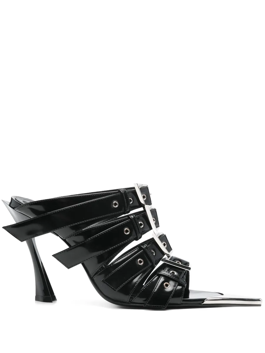 100mm buckle-detailed sandals 1