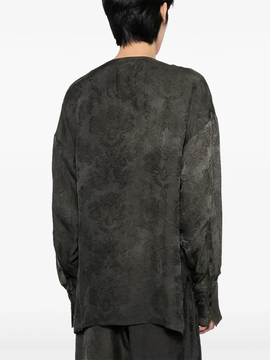 patterned-jacquard shirt 7