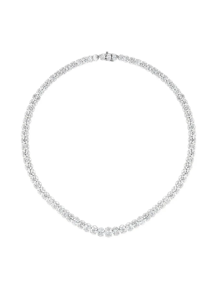 diamond tennis necklace 1