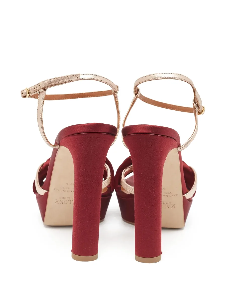 pre-owned 110mm Lauren platform sandals 7