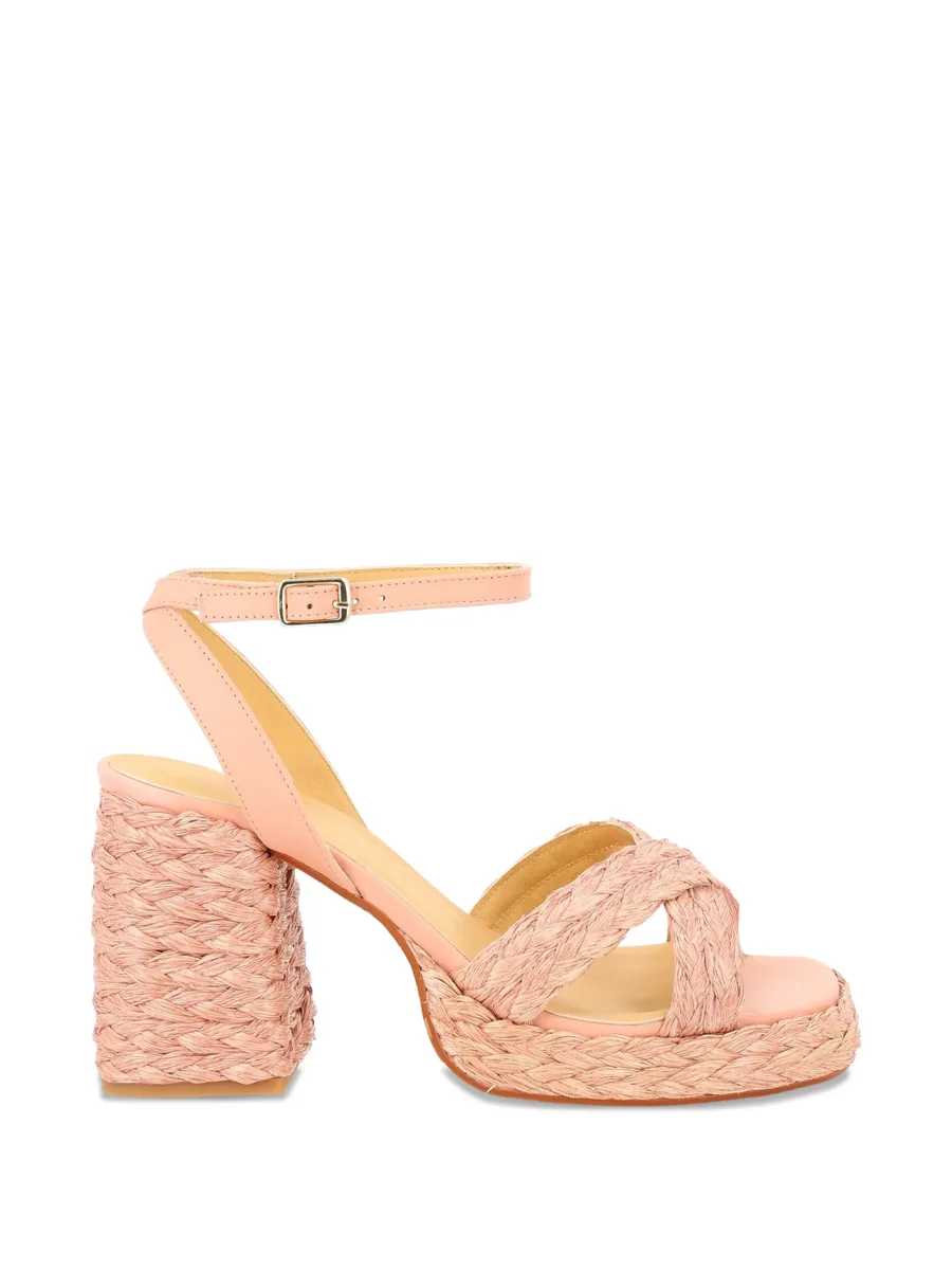 Valeriette/258 woven platform sandals 1