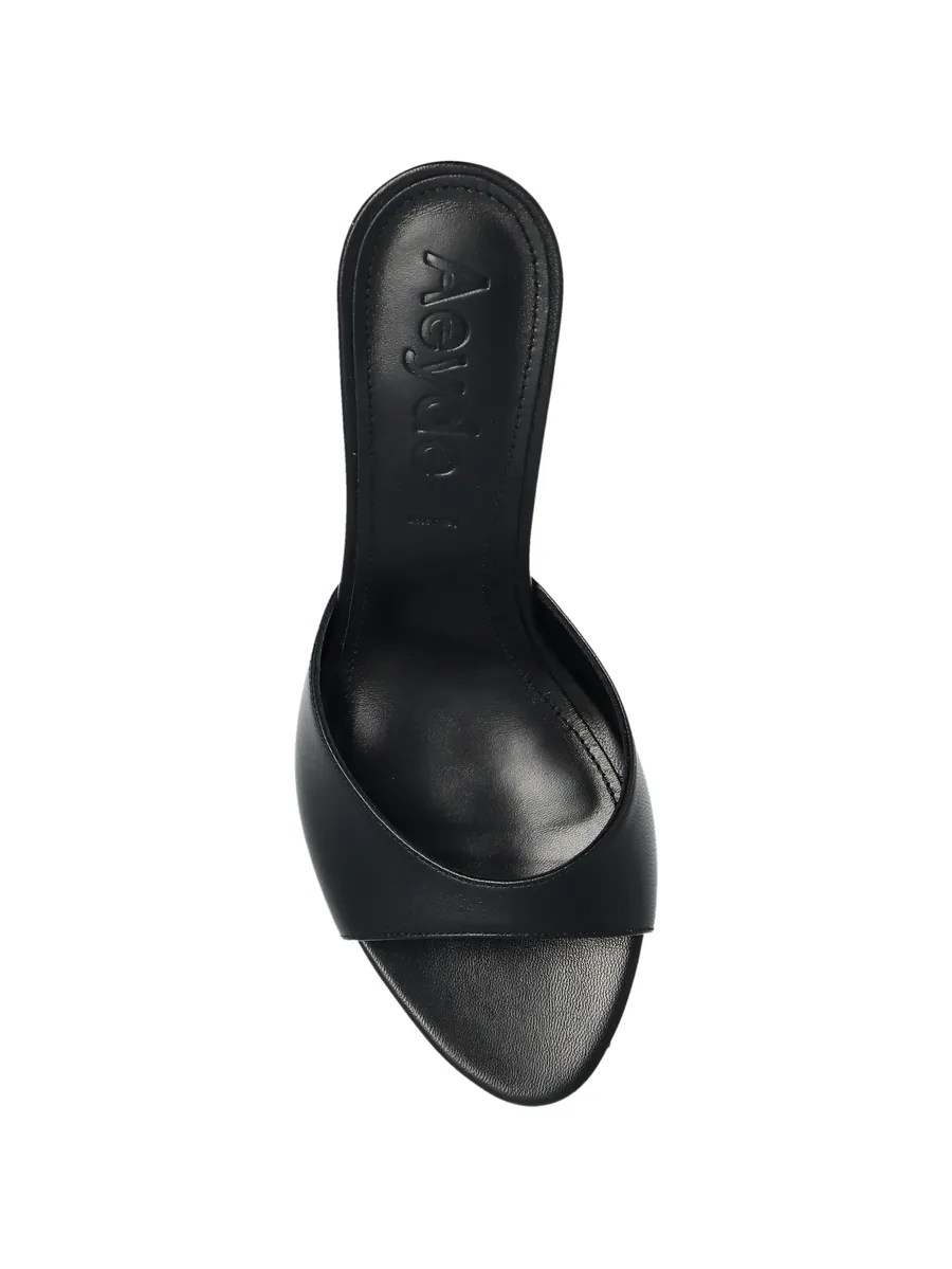 leather heeled sandals 5