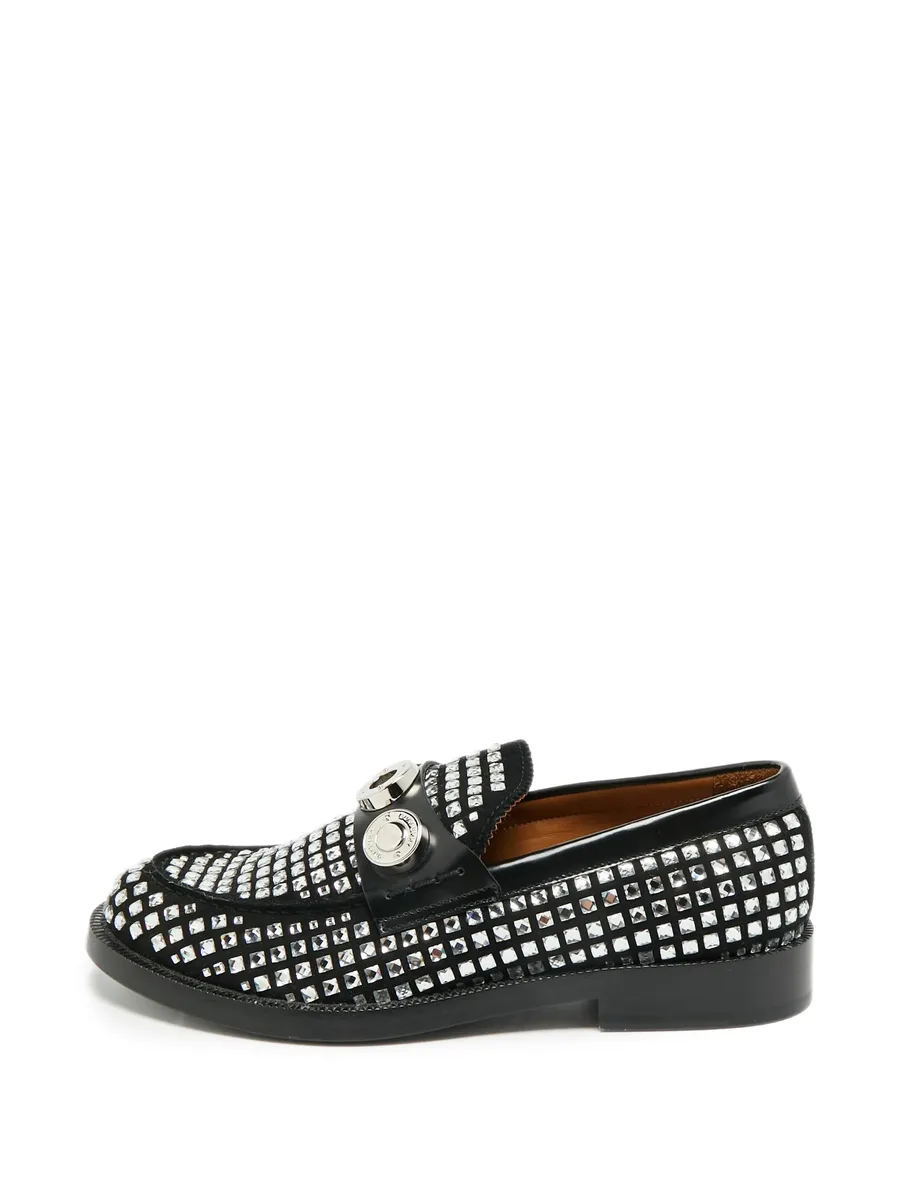 Broadbrook crystal-embellished loafers 1