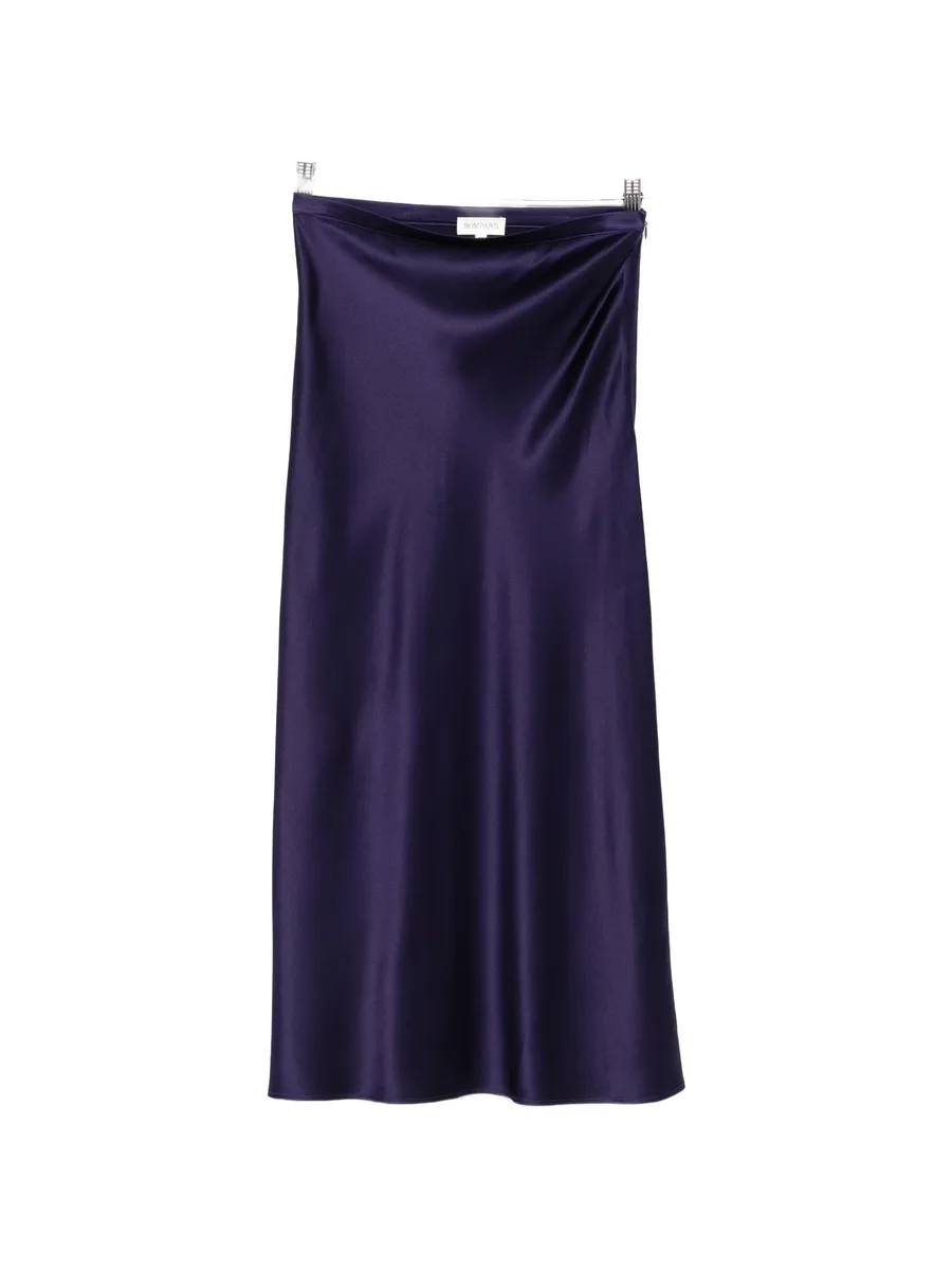 zip-fastening midi skirt 1