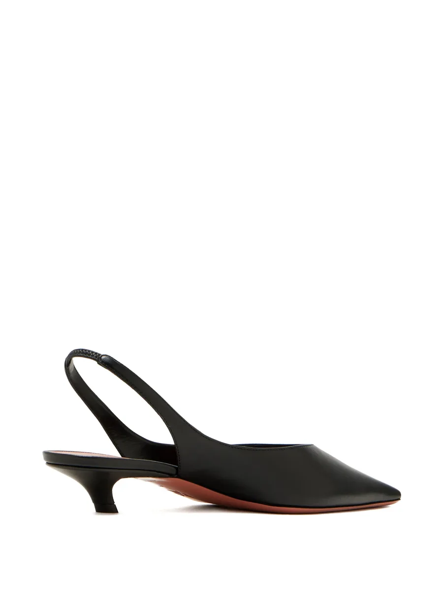 Jamie square-toe slingback-strap pumps 5