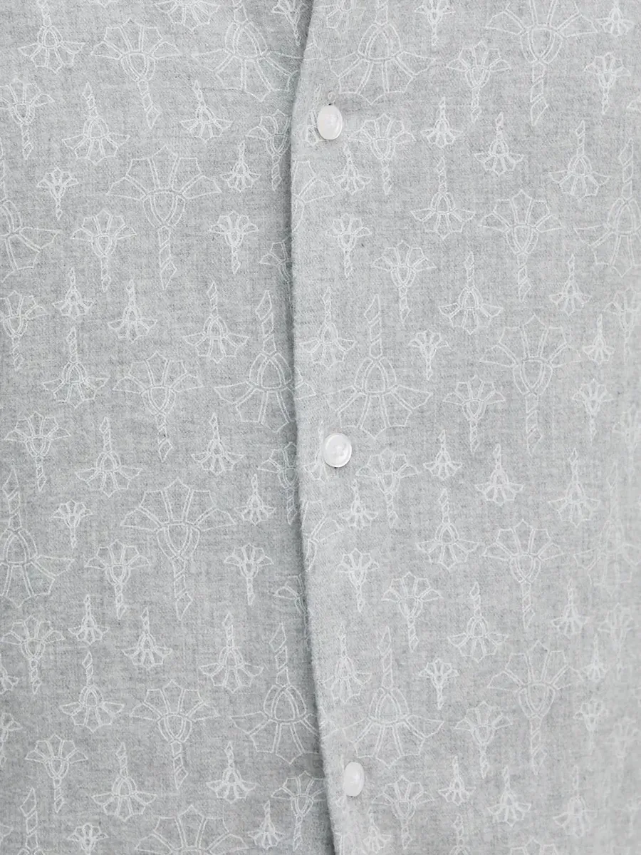 patterned long-sleeved shirt 7