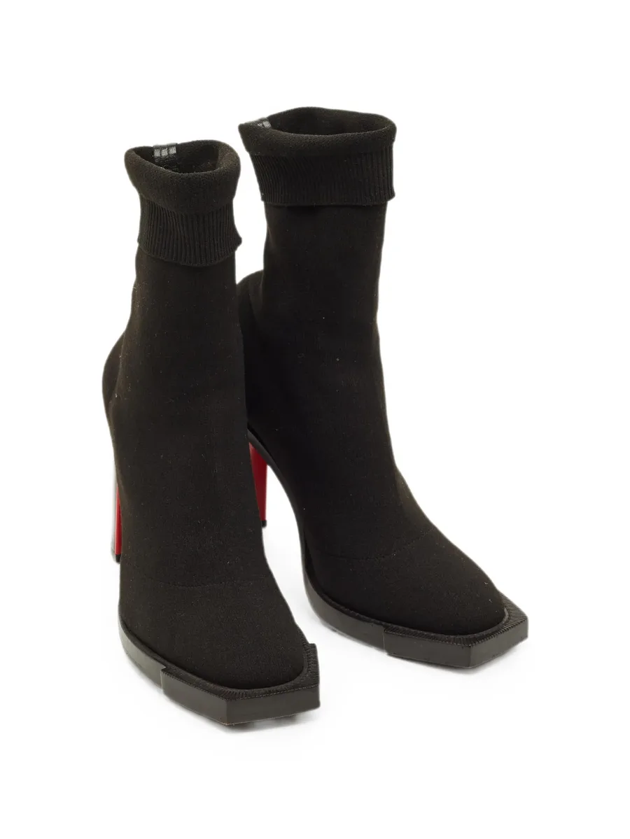 stretch-fabric ankle boots 6