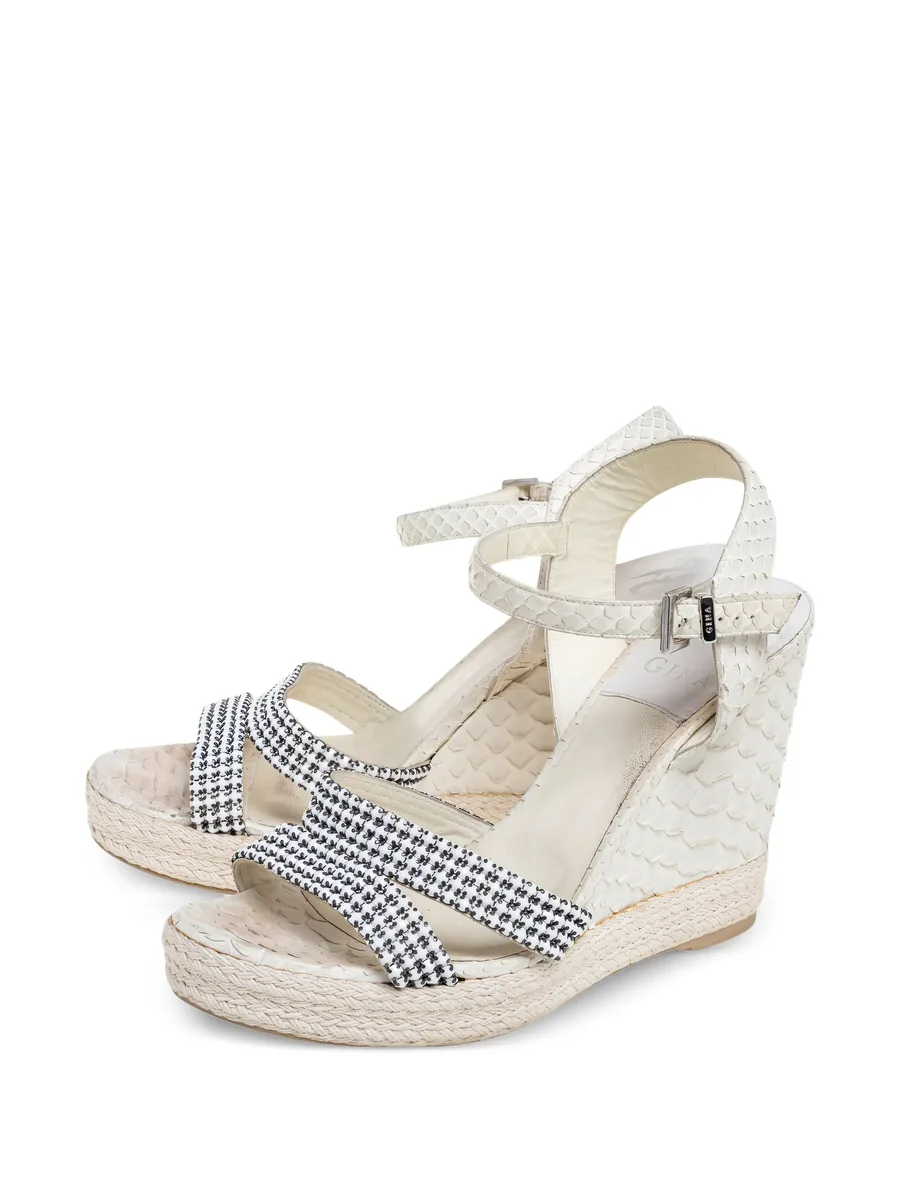 embellished plataform sandals 6
