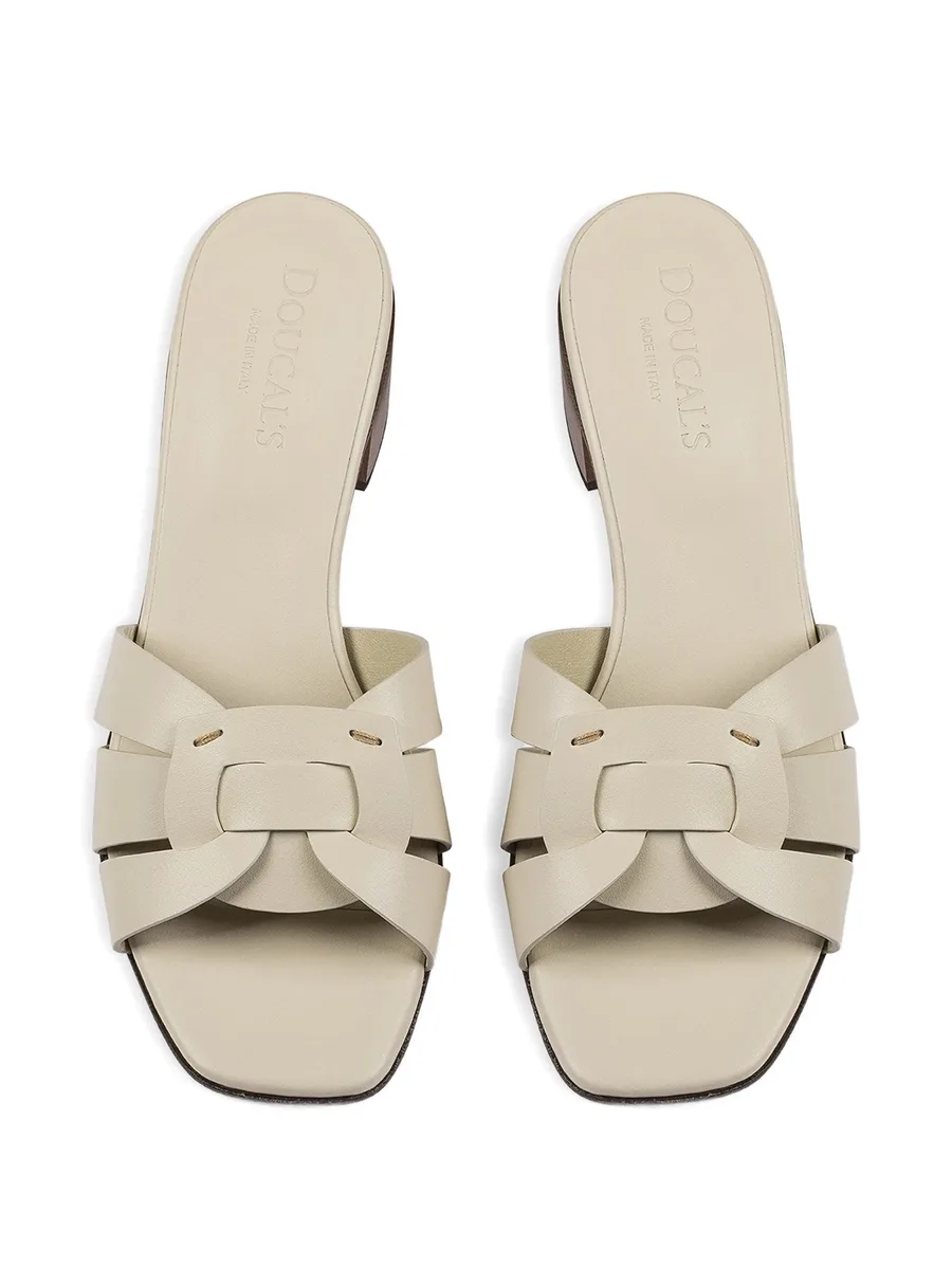 interwoven leather sandals 6
