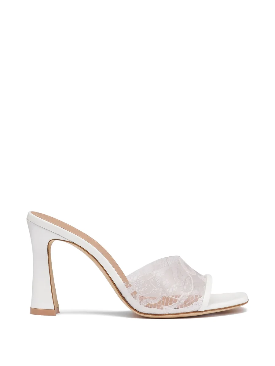 Roxanne lace-panel sandals 1