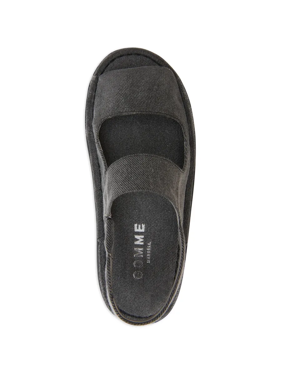 Sanpomice denim slingback sandals 7