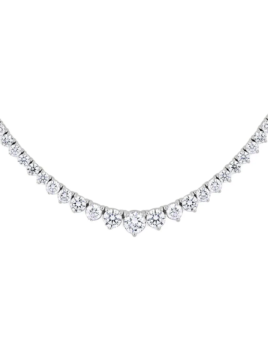 diamond tennis necklace 5