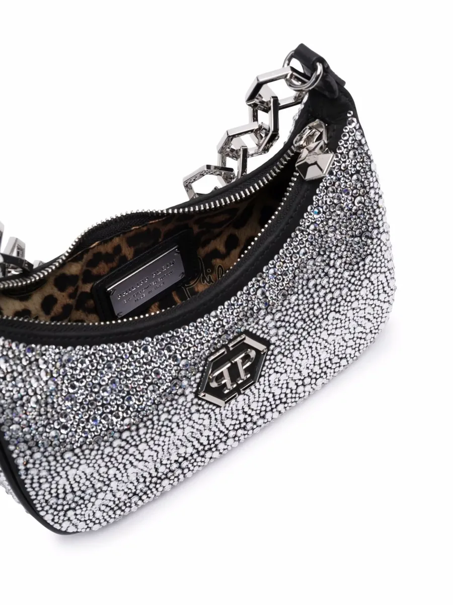 crystal-embellished shoulder bag 10