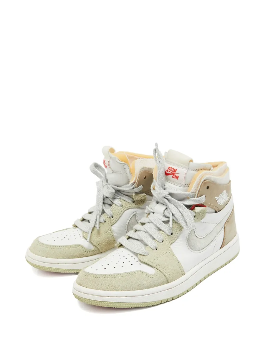 Air Jordan 1 leather suede sneakers 4