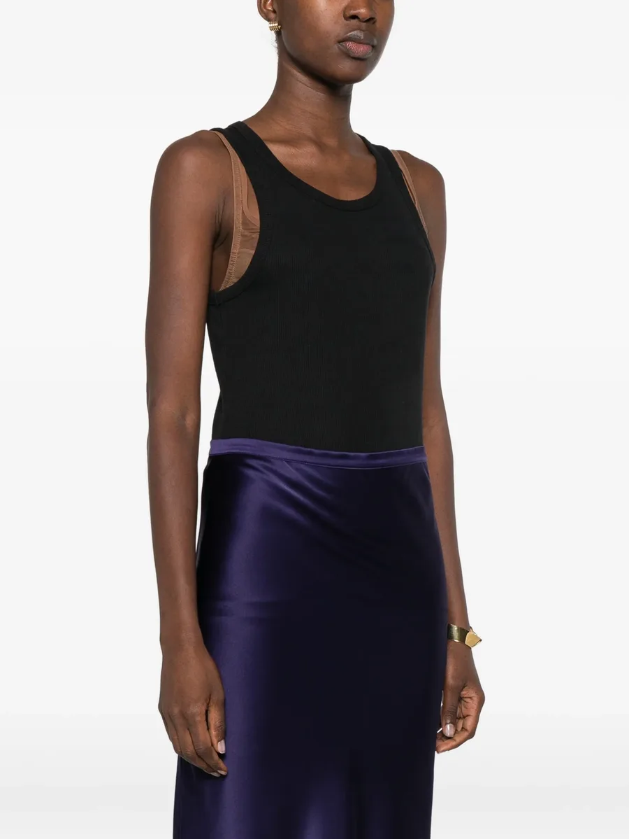 zip-fastening midi skirt 3