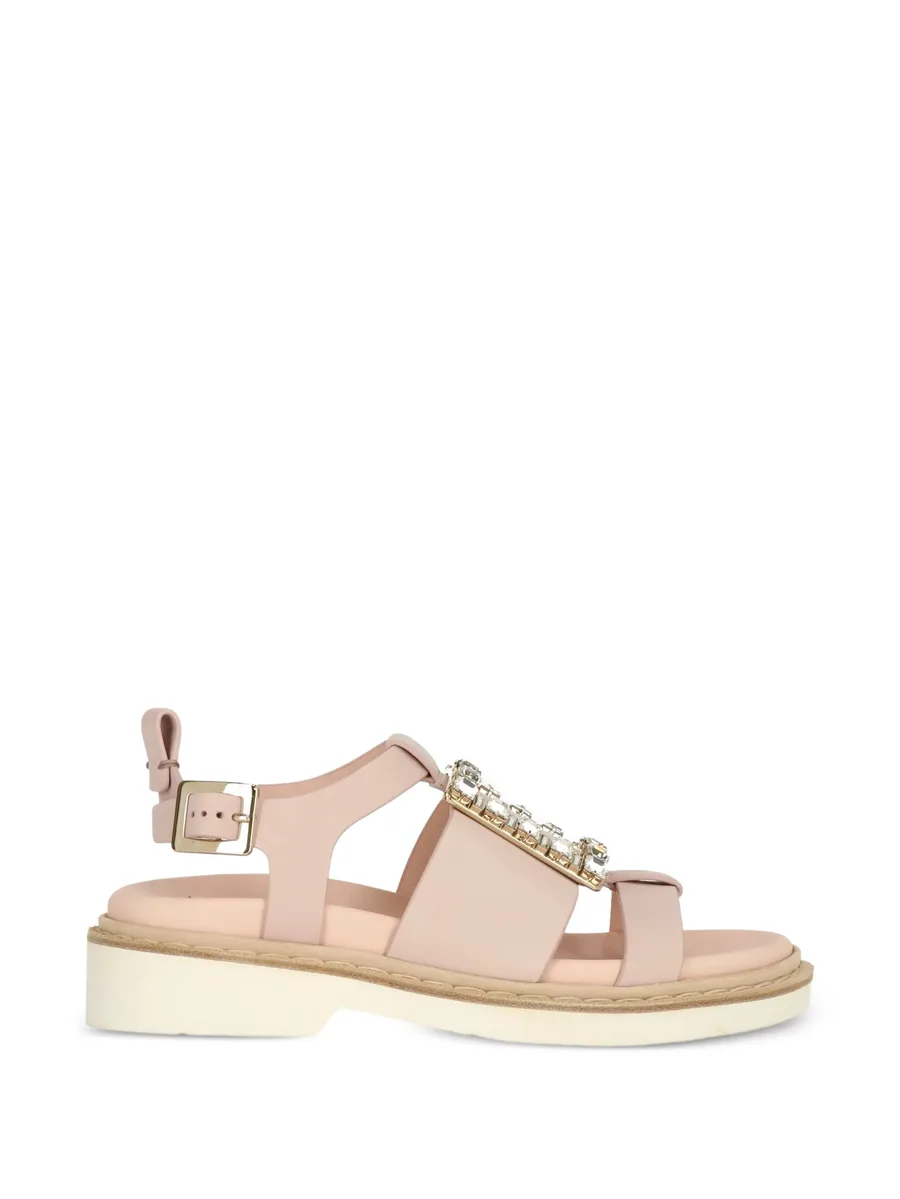 buckle embellished sandals 1