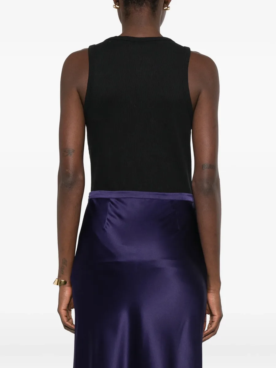 zip-fastening midi skirt 4