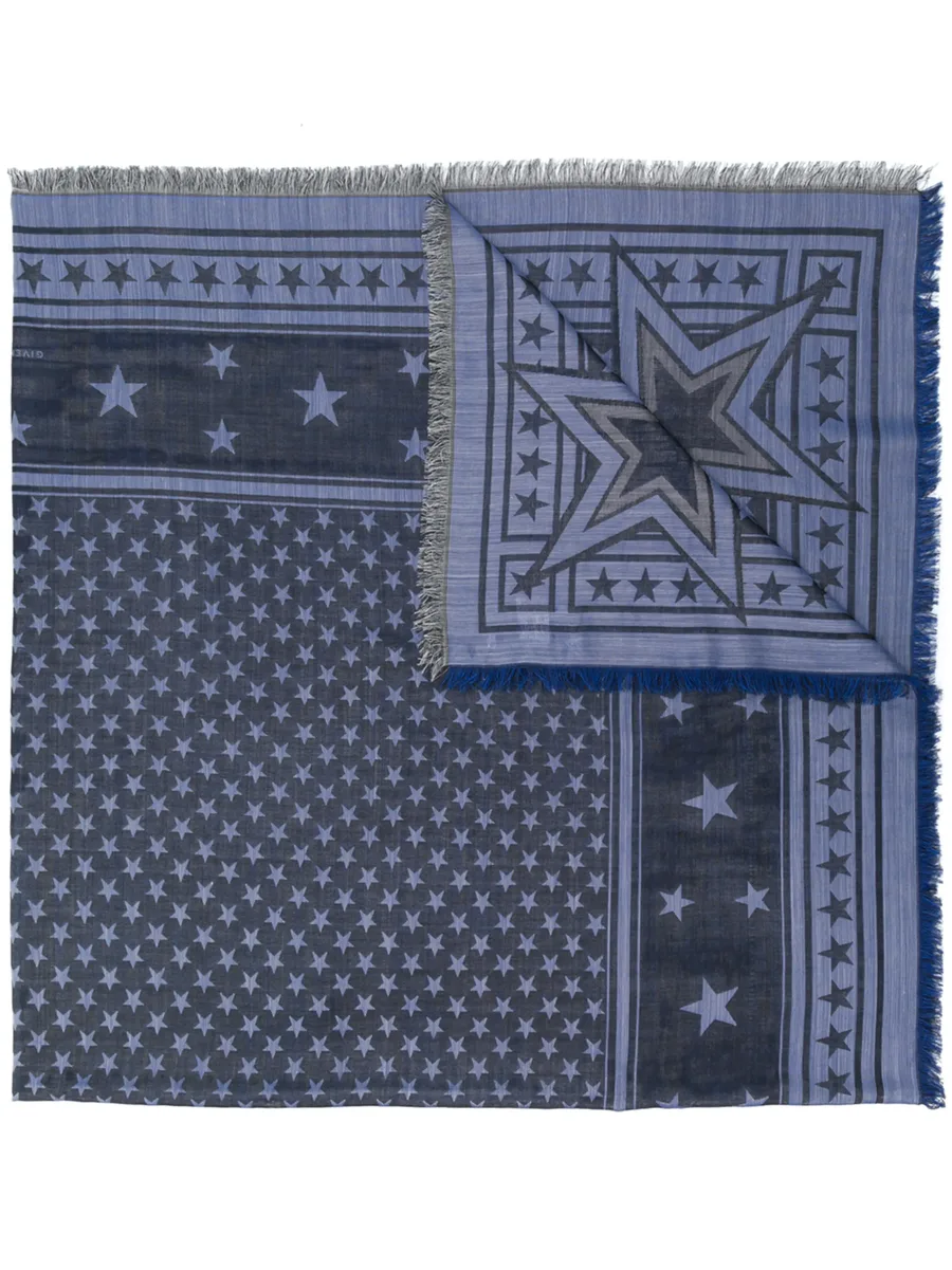 star print scarf 1
