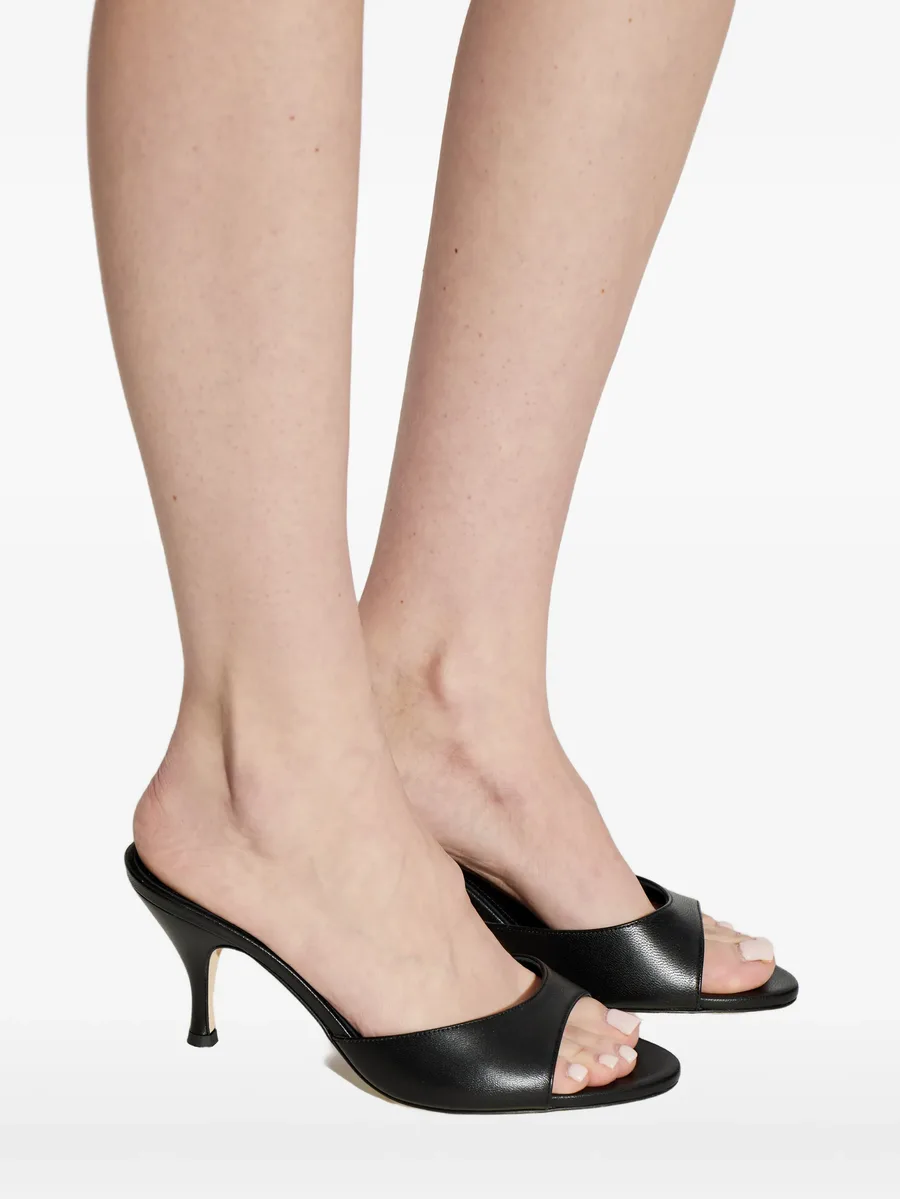 leather heeled sandals 10
