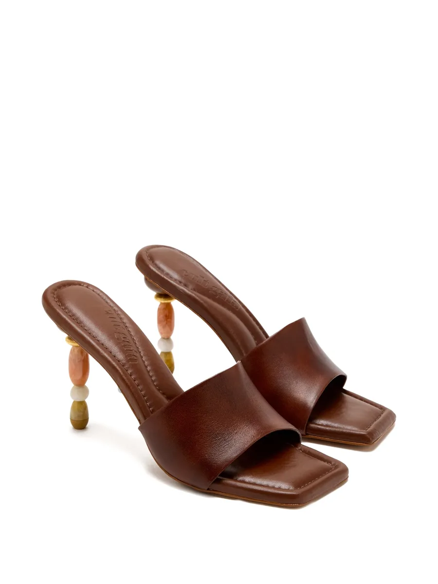 beaded heeled sandals 4