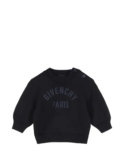 logo-embroidered sweater