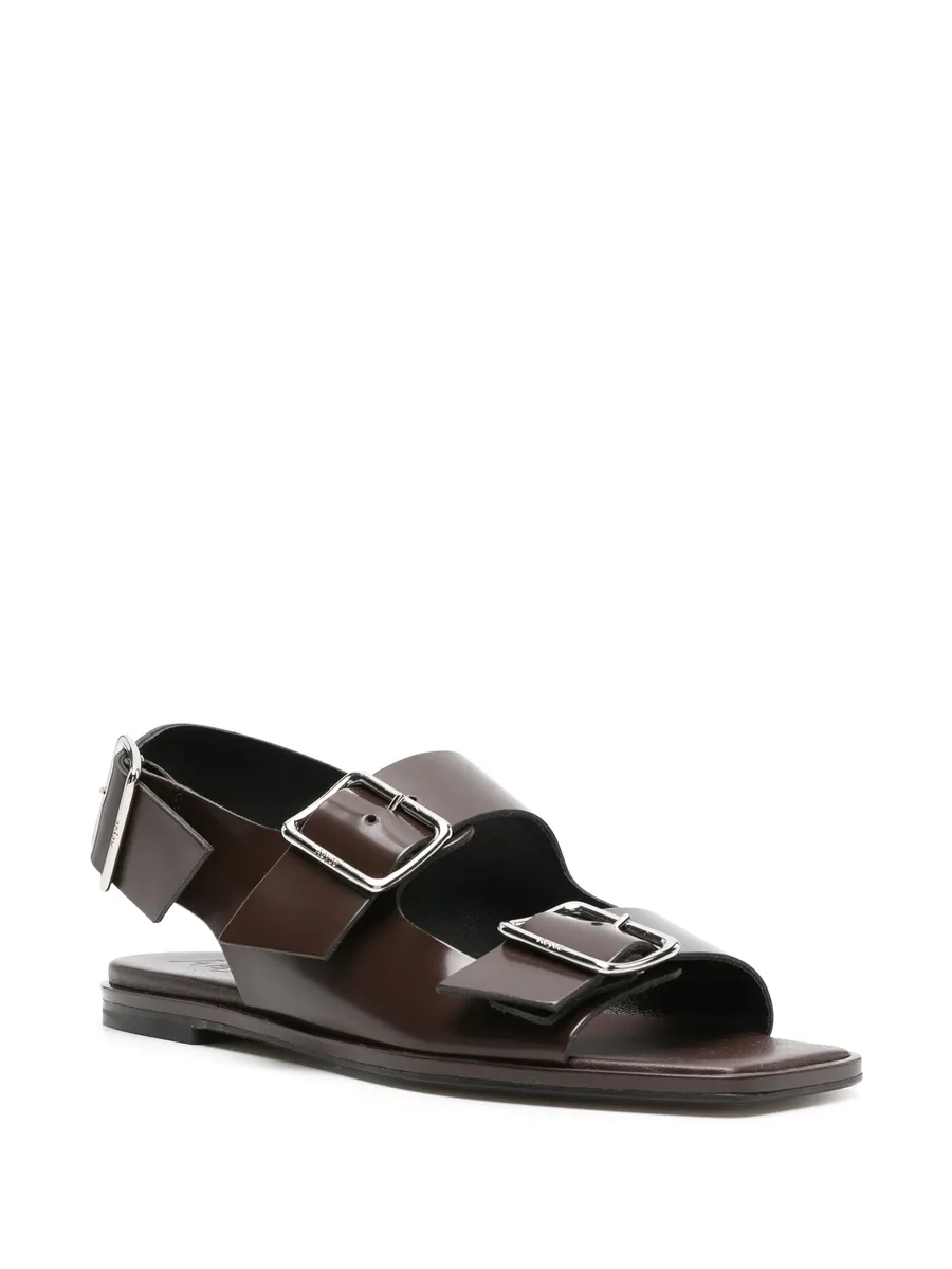 buckle-straps leather sandals 3