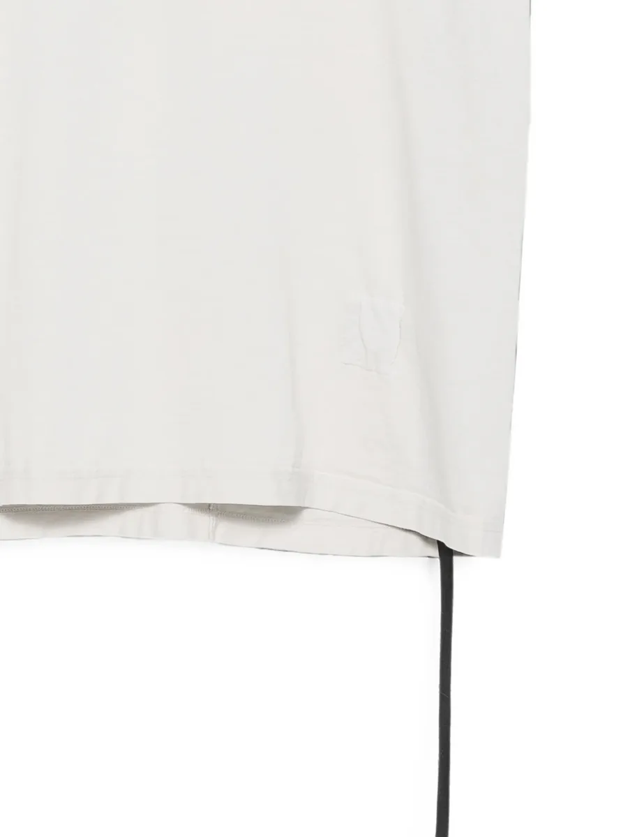 ribbed-trim strap-detail T-shirt 3