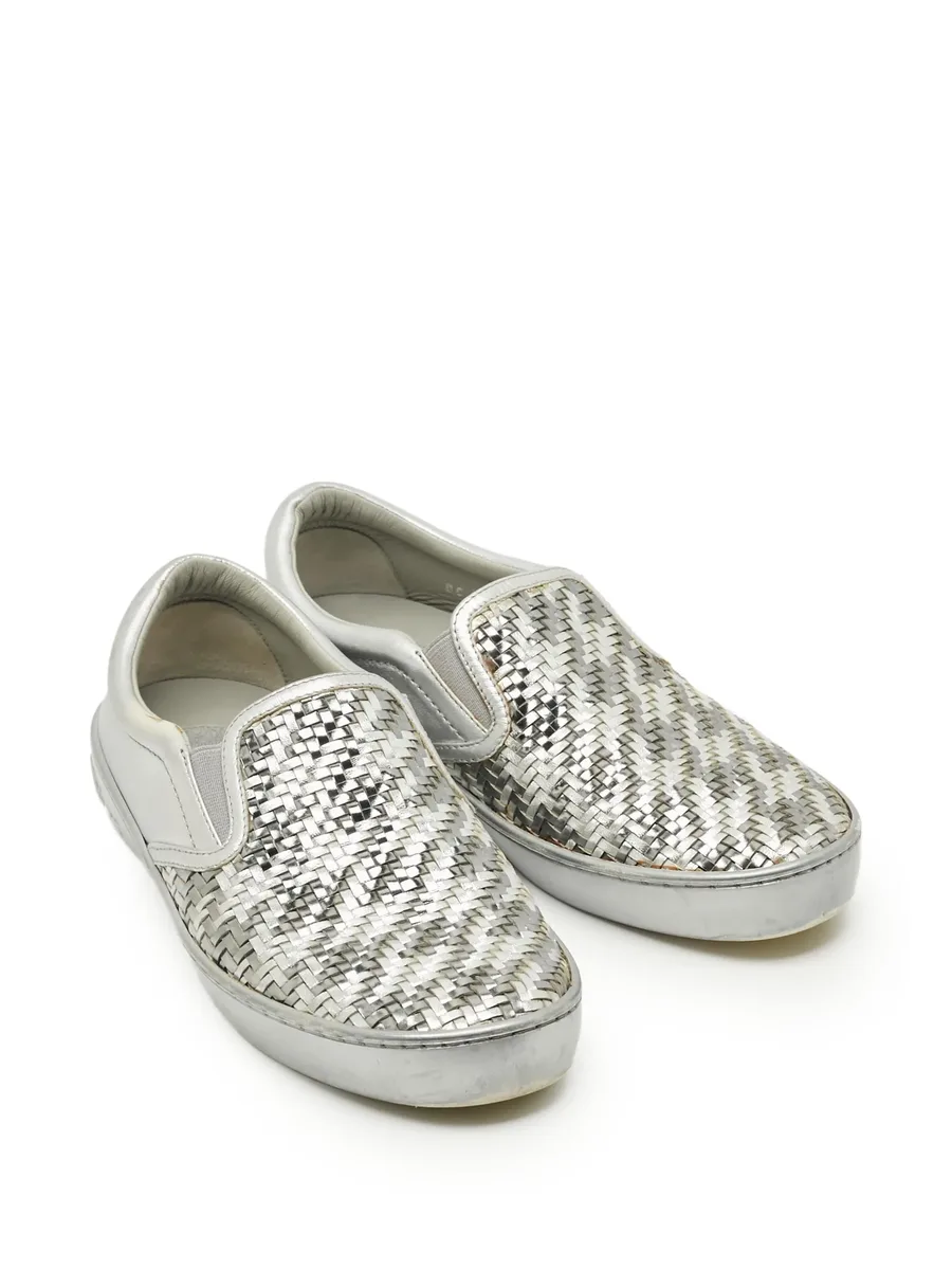 woven houndstooth sneakers 9
