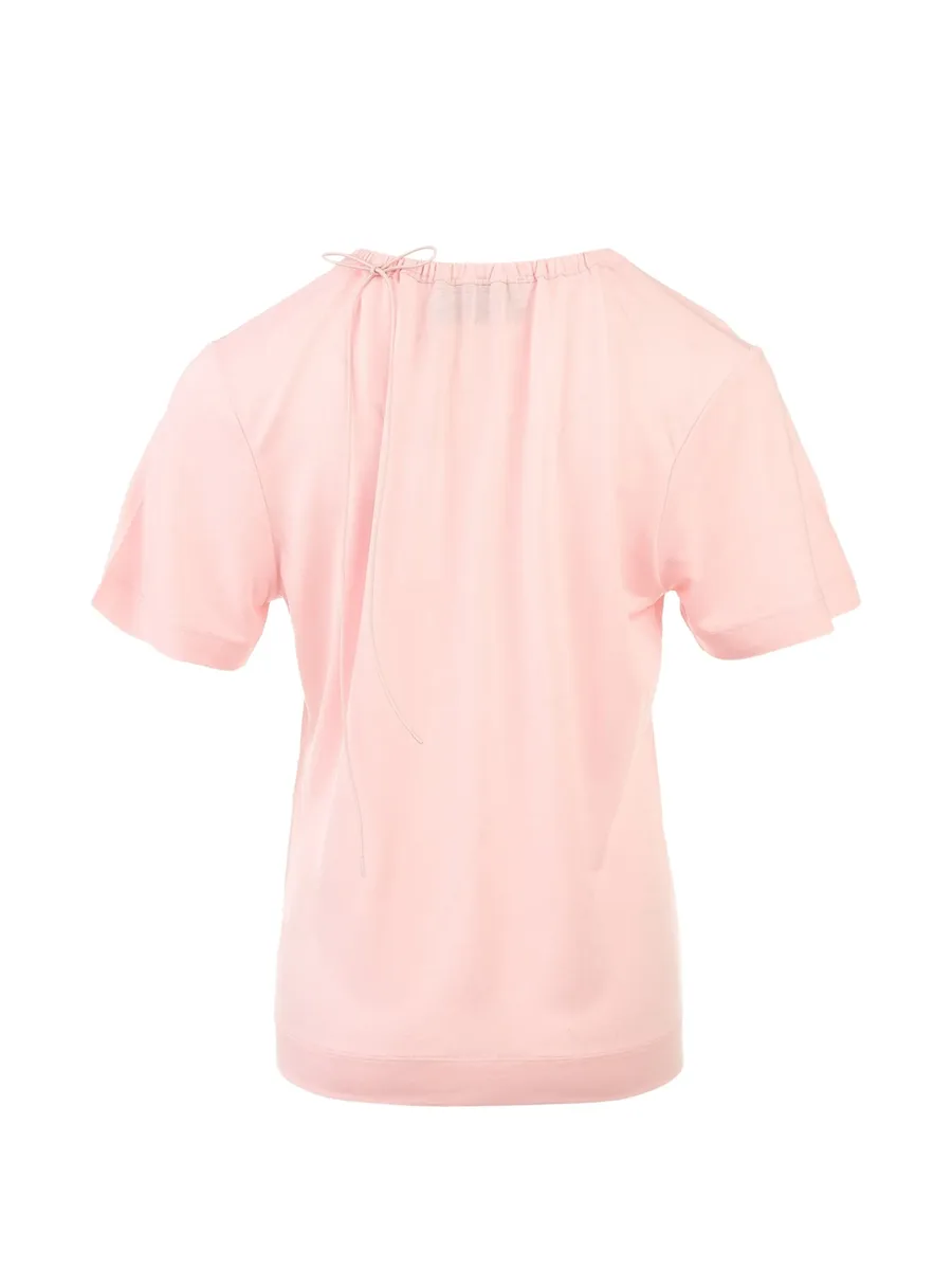 drawstring gathered T-shirt 2