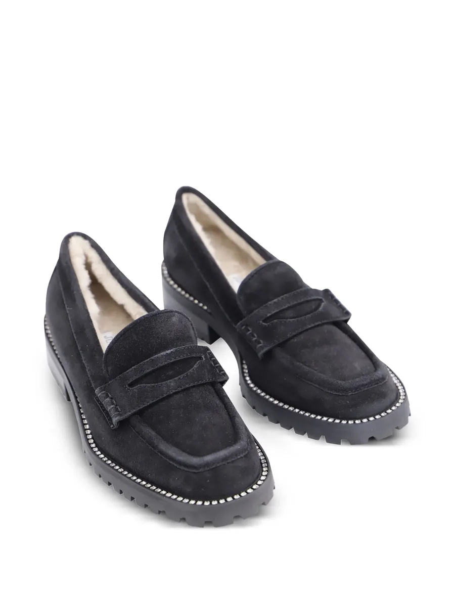 crystal-embellished loafers 4