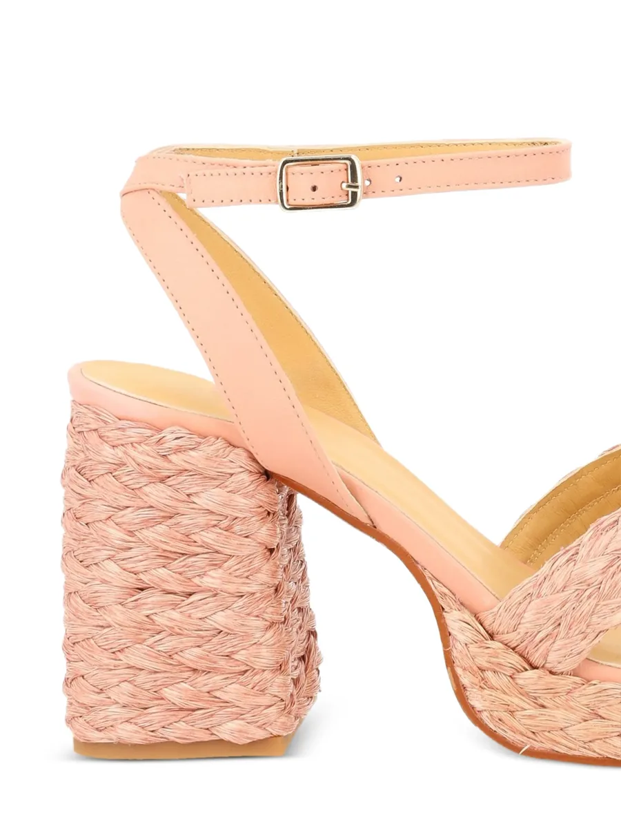 Valeriette/258 woven platform sandals 3