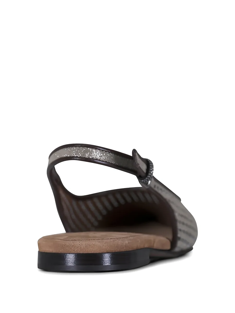 slingback perforated ballet flats 5