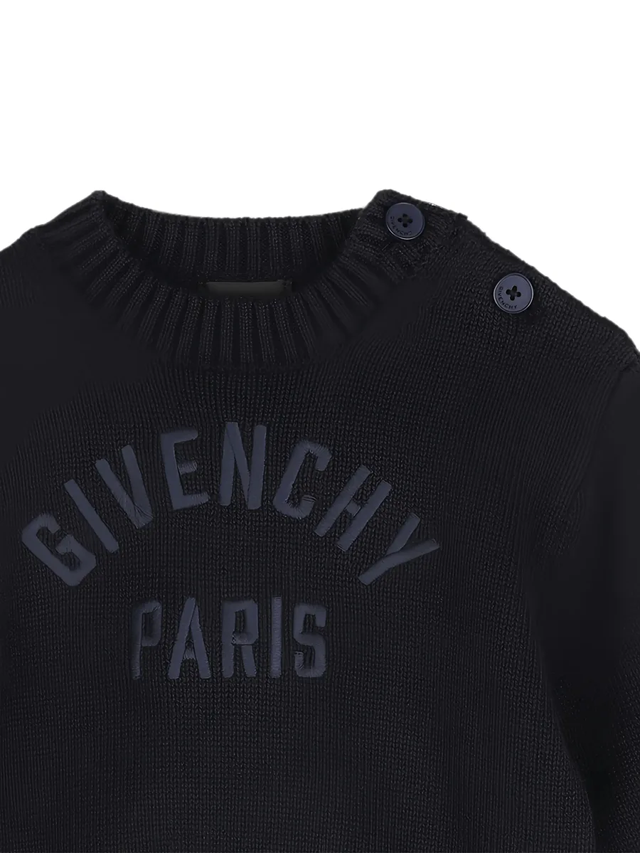logo-embroidered sweater 3