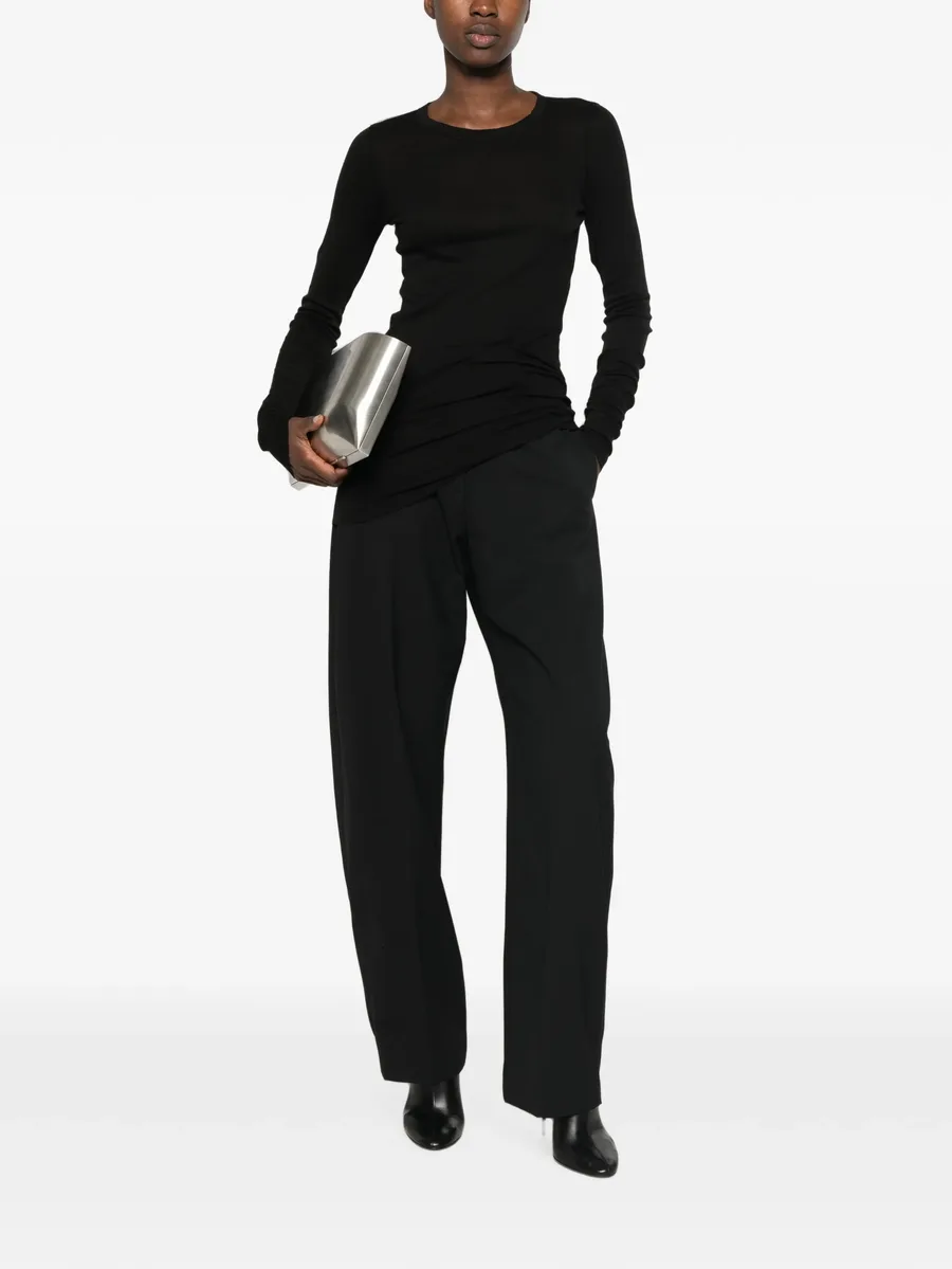 ruched long-sleeve top 2