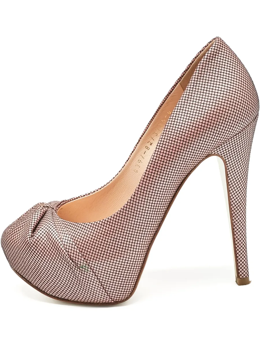 125mm knot-embellished heeled pumps 1